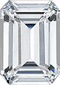 Emerald cut diamond