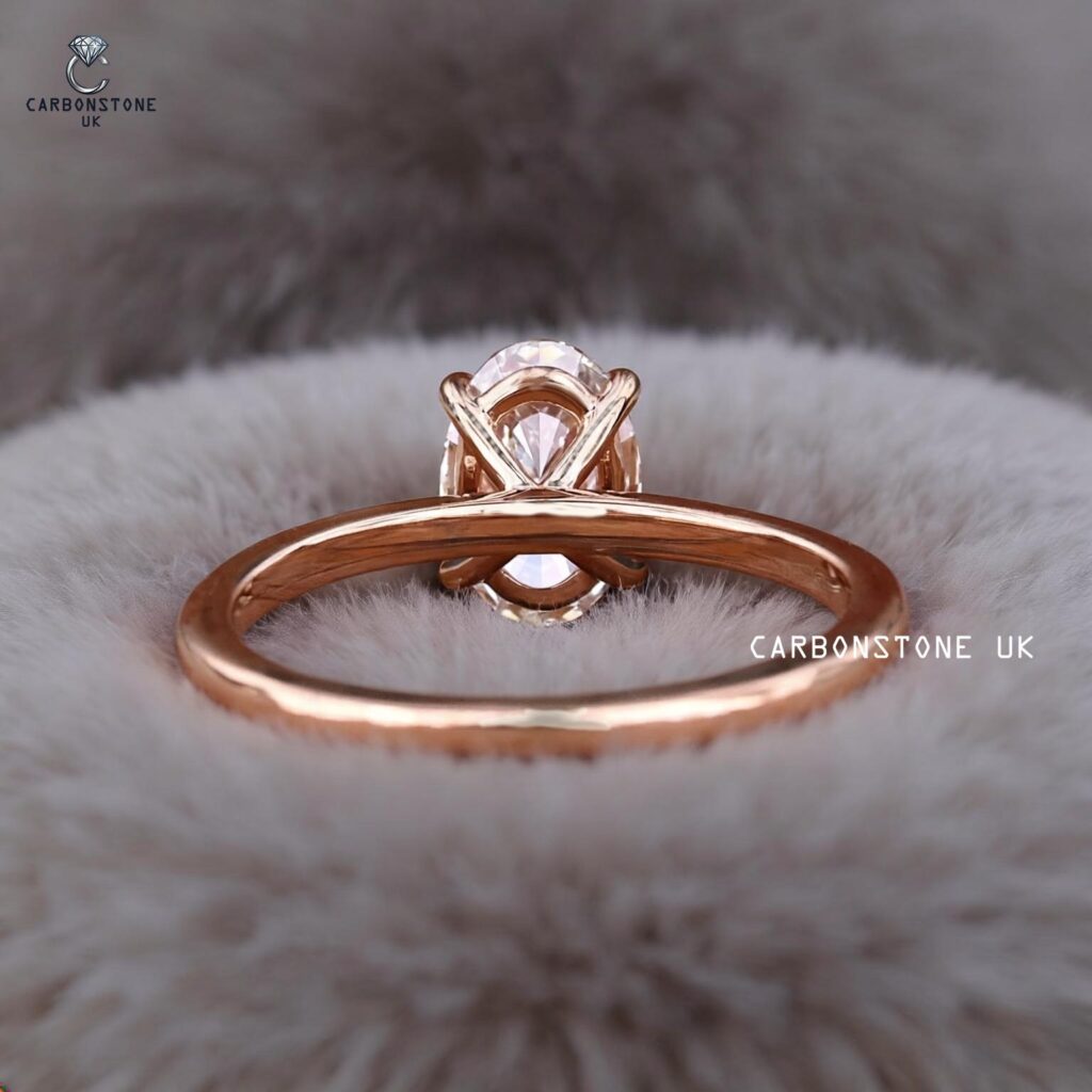 Solitaire Oval Cut Engagement Ring