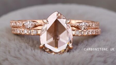 Vintage Pear Rose Cut Engagement Ring
