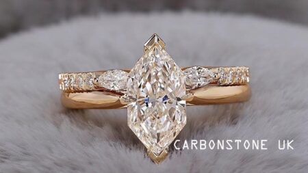 Dutch Marquise Cut Bridal Set in White Gold