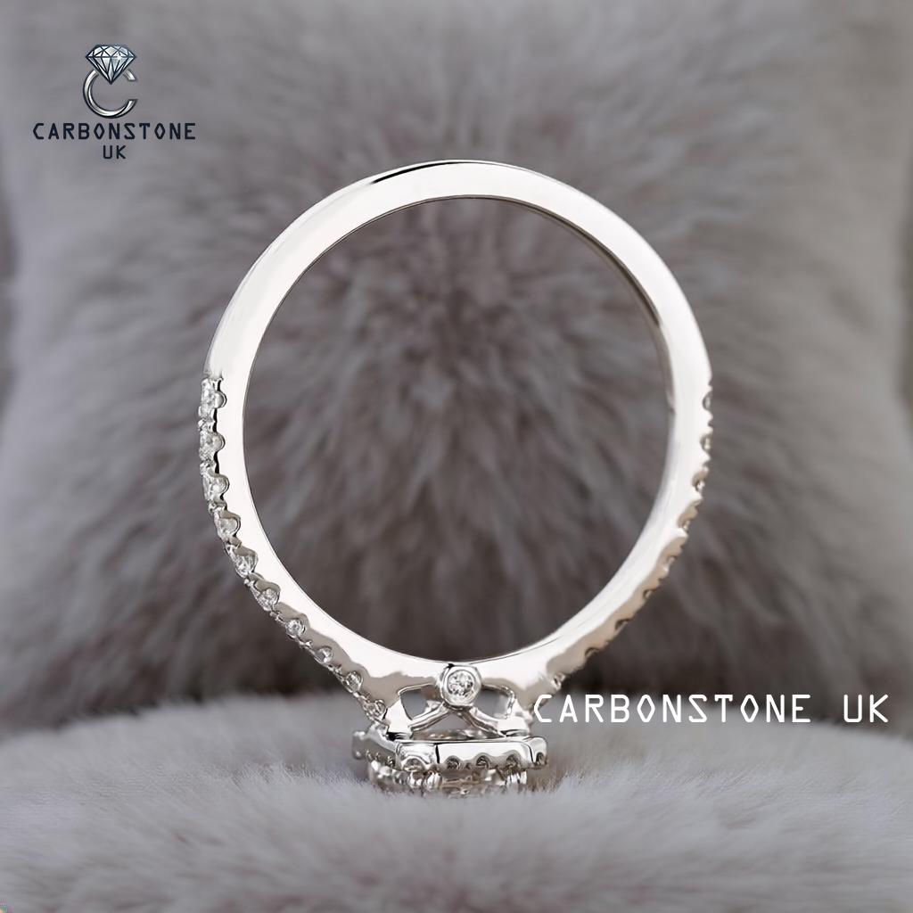 Solitaire Emerald Cut Engagement Ring