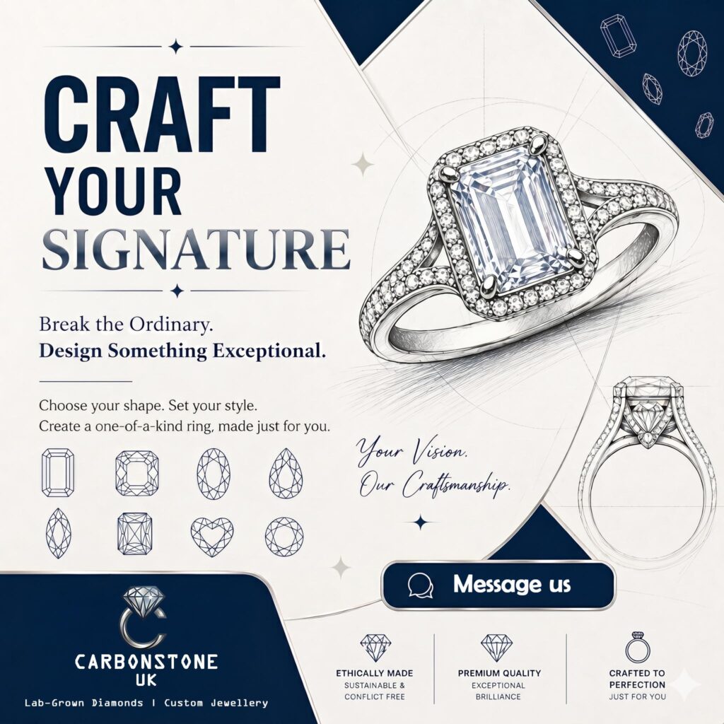 Solitaire Emerald Cut Engagement Ring