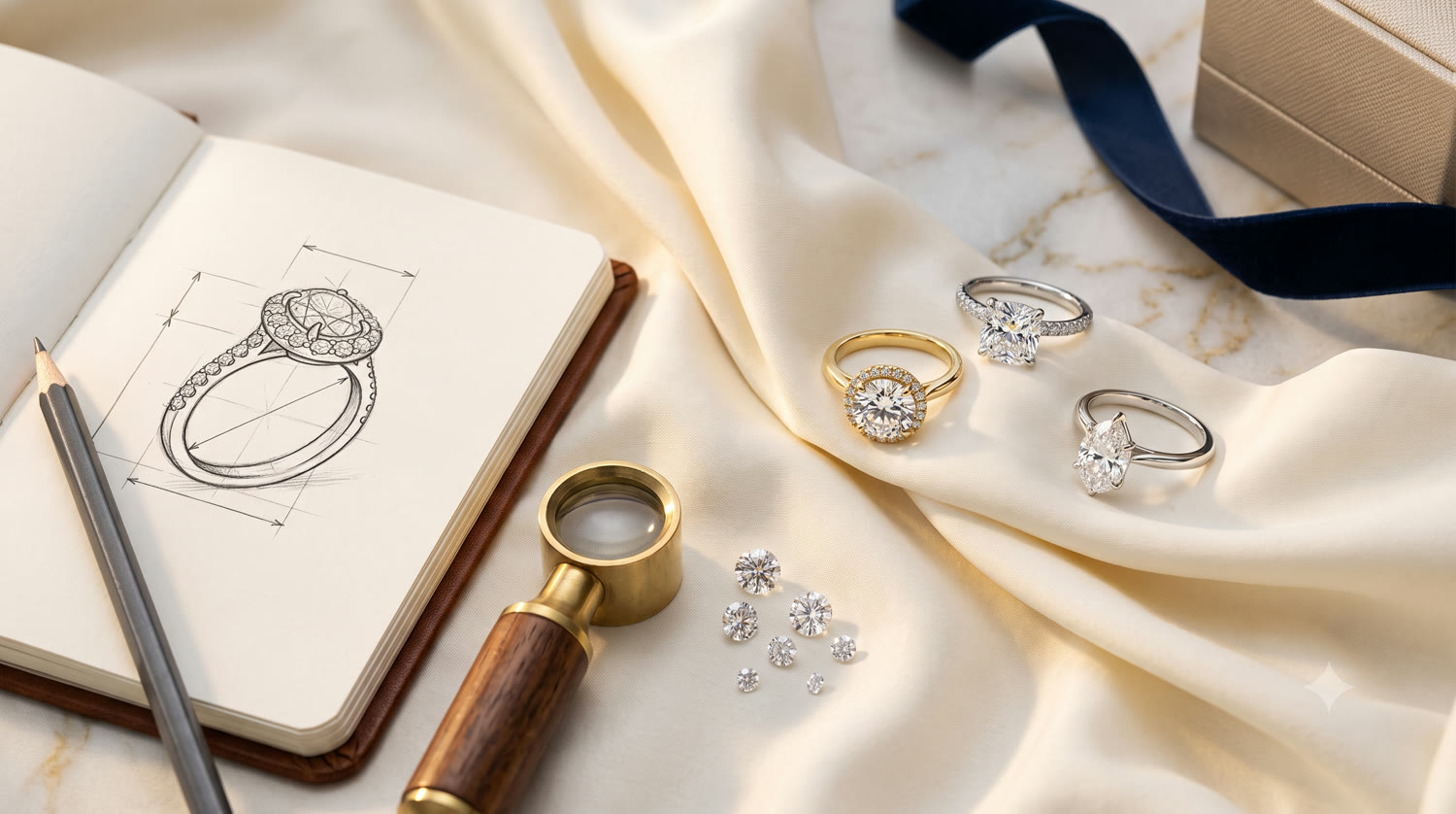 CarbonstoneUK bespoke diamond jewellery design and craftsmanship