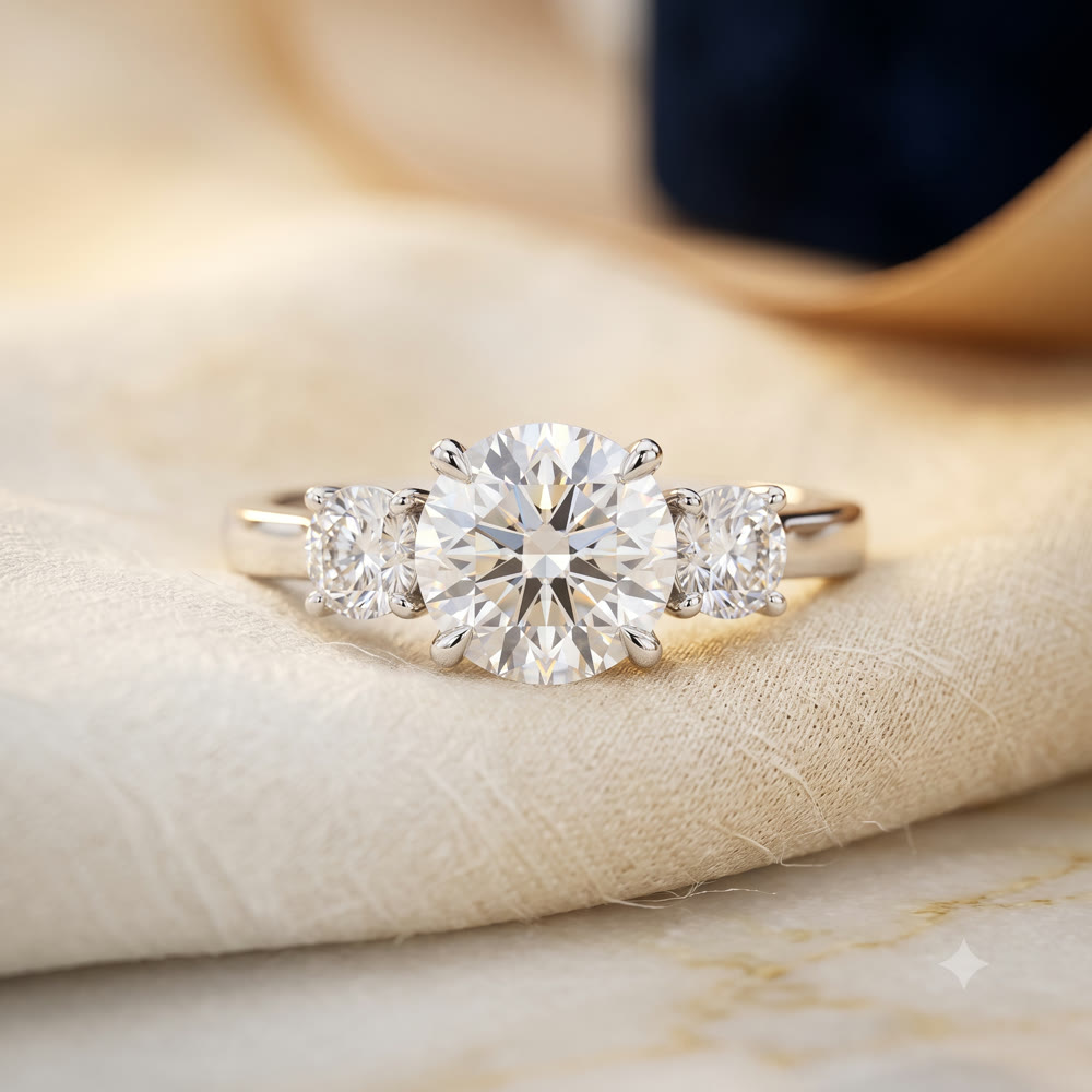 Three Stone engagement ring